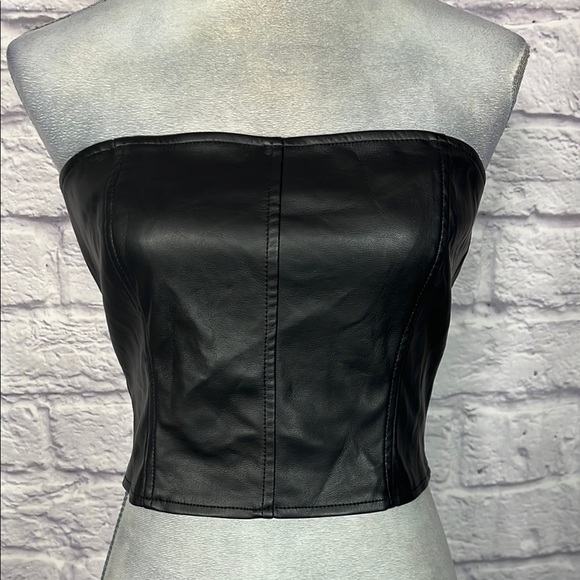 Vegan leather corset - Picture 1 of 7